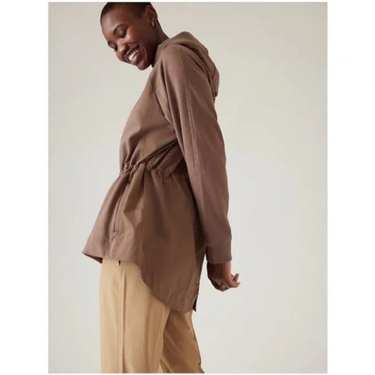 Athleta Triumph Hybrid Jacket in Rustic Beige