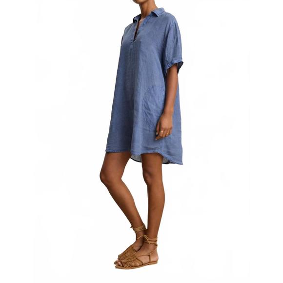 Velvet by Graham & Spencer Stella Dress in Indigo