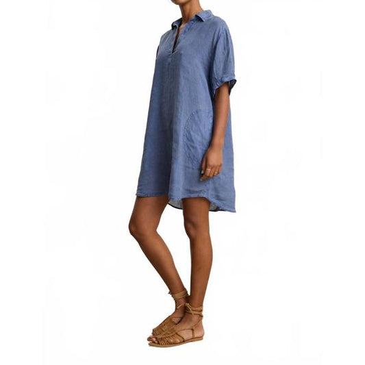 Velvet by Graham & Spencer Stella Dress in Indigo