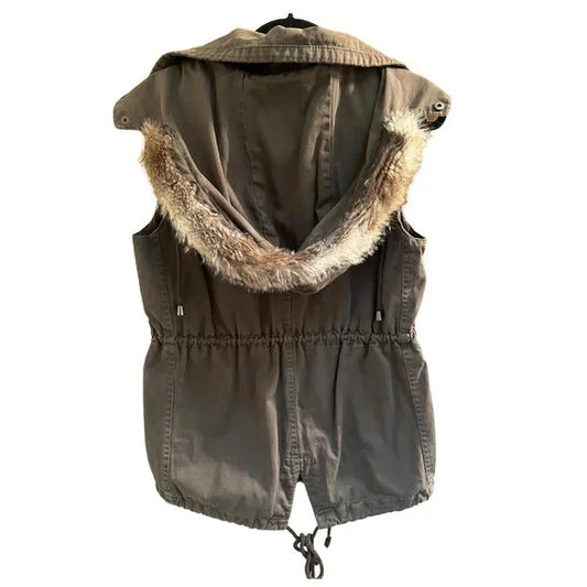 Velvet by Graham & Spencer Utility Military Style Jacket Vest