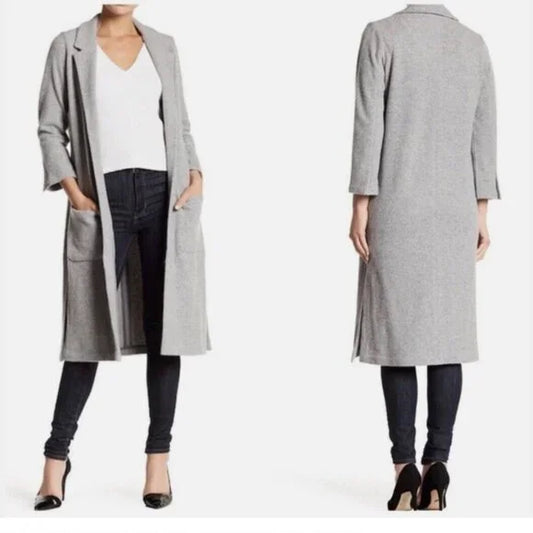 360 Sweater Adaline Wool Blend Coat in Gray