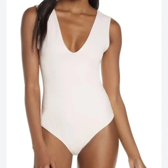 Free People Bodysuit in White