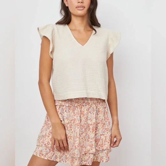Rails Miley Top in Flax