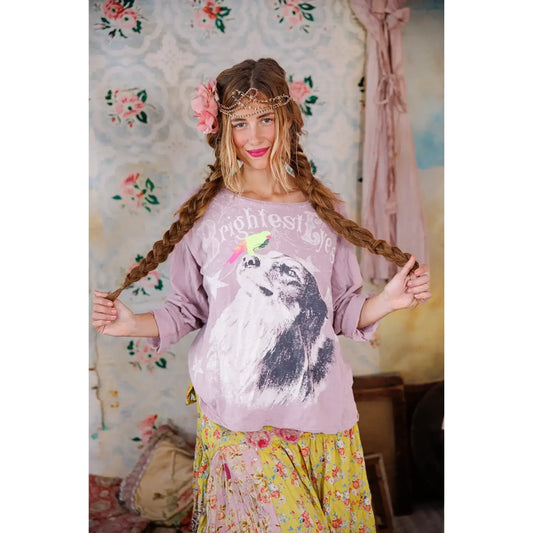 Magnolia Pearl Brightest Eyes Viggo Tee in Lychee Blossom