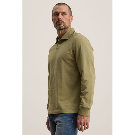 Velvetmen Flint Polo in Olive