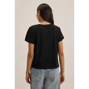 Velvet by Jenny Graham Topanga Organic Cotton Tee in Black