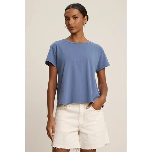 Velvet by Jenny Graham Topanga Organic Cotton Tee in Atlas