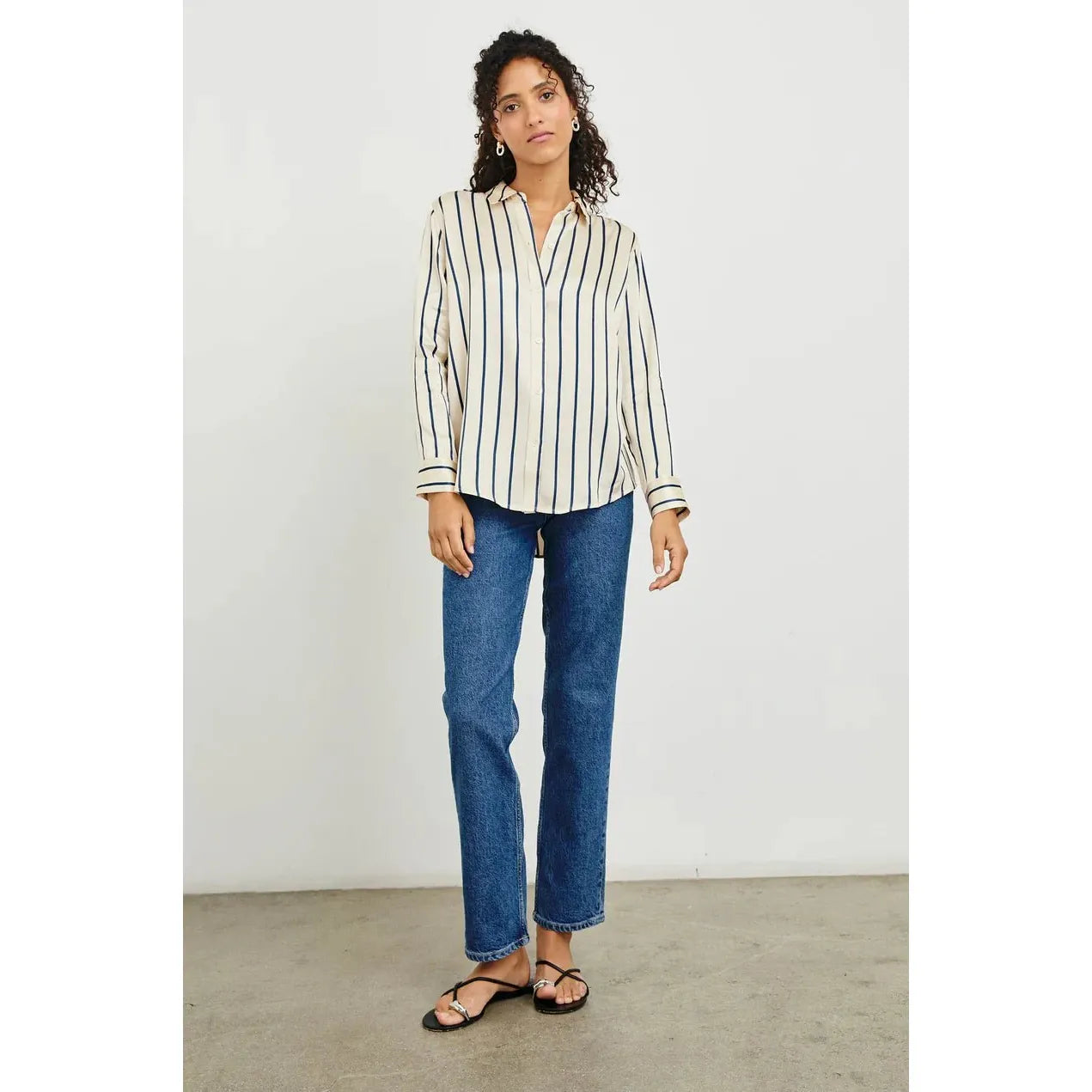 Rails Maria Ceramic Navy Stripe Blouse 