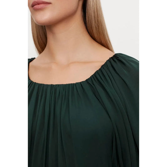 Velvet by Graham & Spencer Tami Satin Puff Sleeve Top