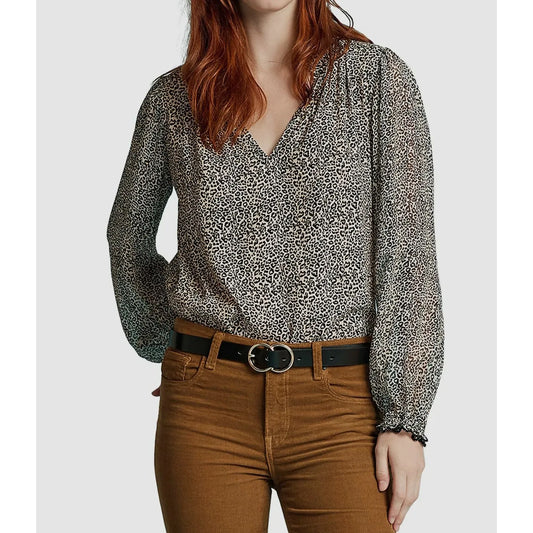 Velvet by Graham and Spencer Leopard Print Top