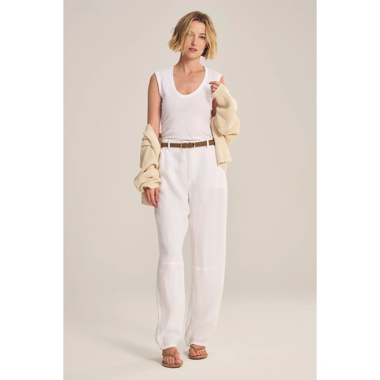 Velvet by Graham & Spencer Taylor Pant in White
