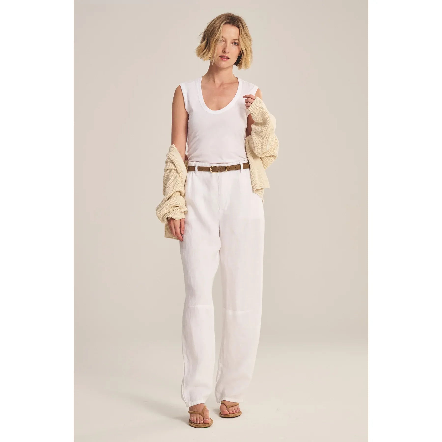 Velvet by Graham & Spencer Taylor Pant in White