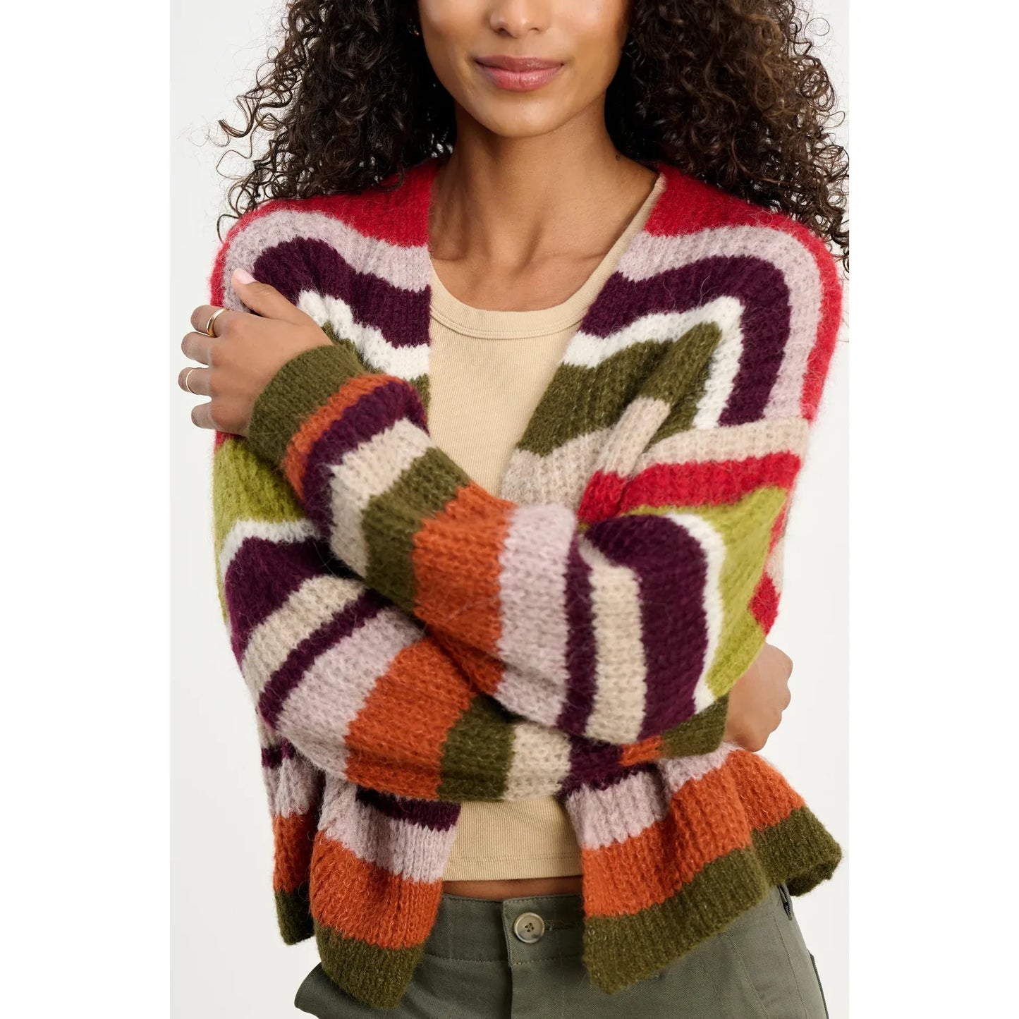 Velvet by Graham & Spencer Ranya Alpaca Blend Open Cardigan