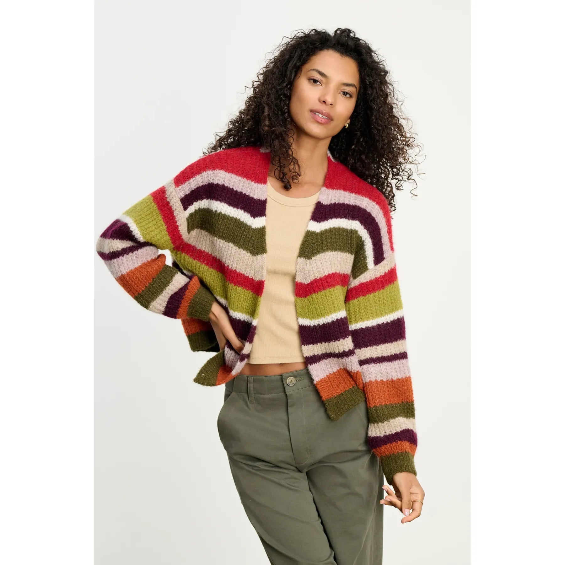 Velvet by Graham & Spencer Ranya Alpaca Blend Open Cardigan