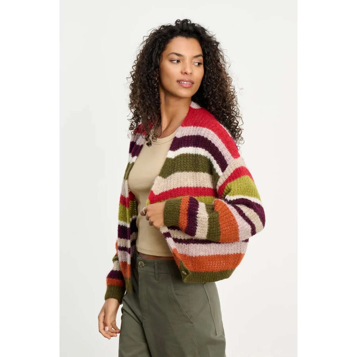 Velvet by Graham & Spencer Ranya Alpaca Blend Open Cardigan