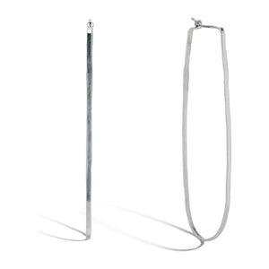 Sarah Macfadden 2" Kent Earrings in Sterling Silver