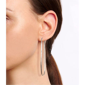 Sarah Macfadden 2" Kent Earrings in Sterling Silver