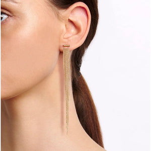 Sarah Macfadden Swimsuit Earrings in 14k Gold