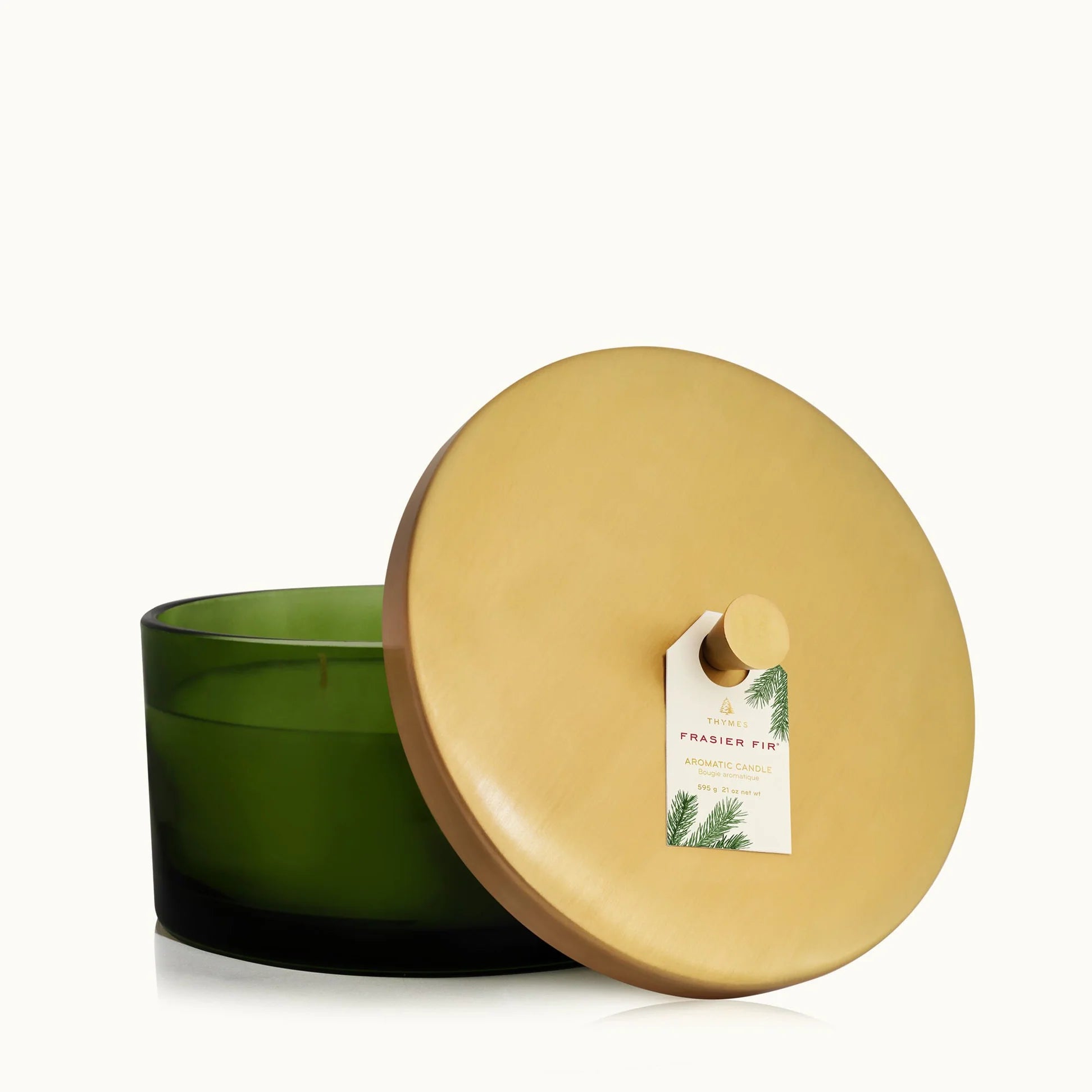 Thymes Frasier Fir Green 4 Wick Candle