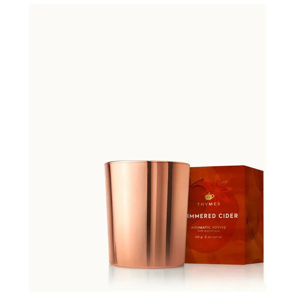 Thymes Copper Pot Candle - 18 oz - Simmered Cider