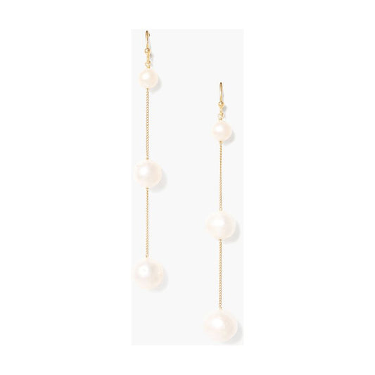 Chan Luu Tiered Floating Pearl Earrings