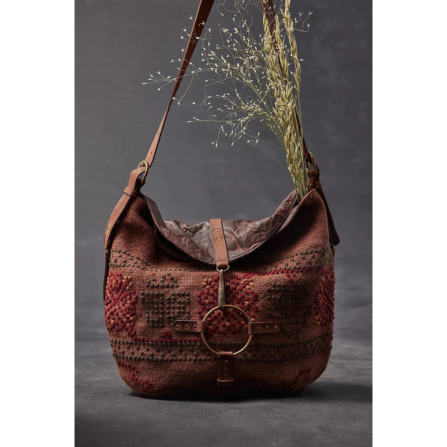 Free People We The Free Talia Bag in Distressed Brown