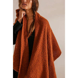 Free People Rangeley Recycled Blend Scarf in Gingerbread