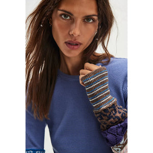 Free People We The Free All In Cuff in Indigo Combo