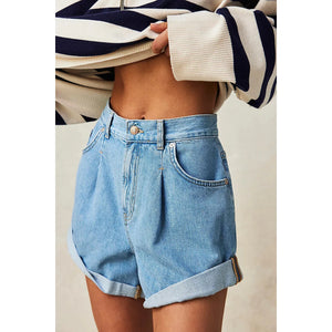 Free People We The Free Danni Shorts in Open Sky