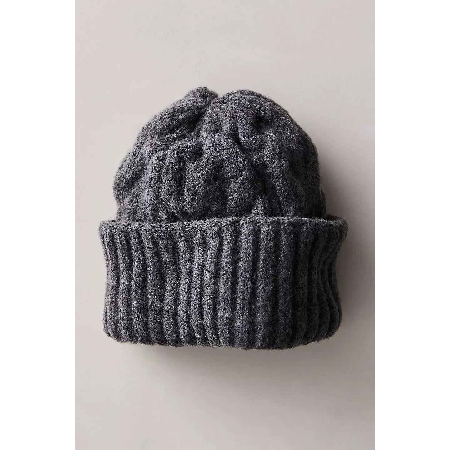 Free People Coastline Beanie in Charcoal