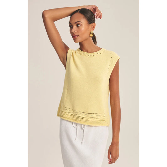 Velvet by Graham & Spencer Vanny Sweater in Butter