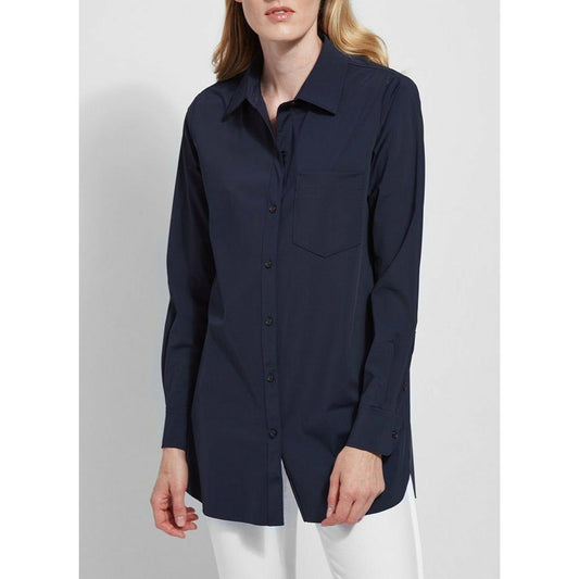 Lysee Schiffer Button Down in Black