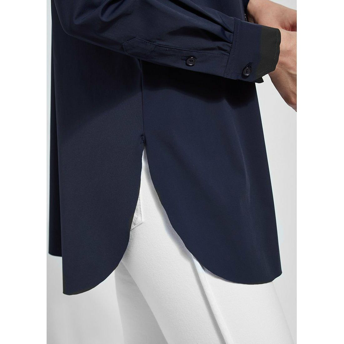 Lysee Schiffer Button Down in Black
