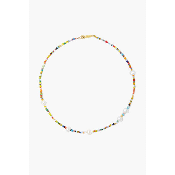 Chan Luu X Ethical Fashion Initiative Multi Bead And Pearl Necklace