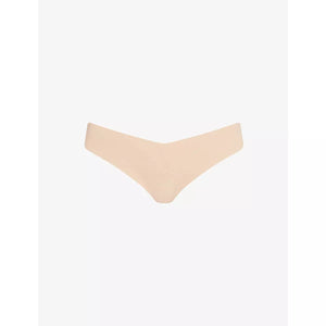 Commando Classic Solid Thong in Beige