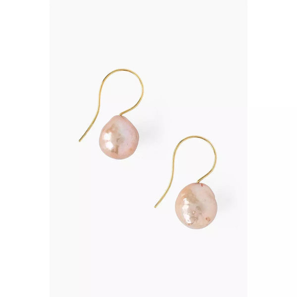 Chan Luu Champagne Baroque Pearl and Gold Drop Earrings EG-5032-CHAMPAGNE