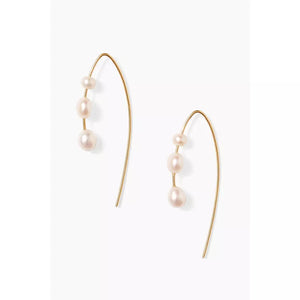 Chan Luu Hanalei Pearl Earrings Gold