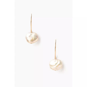 Chan Luu 14K Petite Keshi Pearl Earrings EGF14-5039-NAT-PEARL