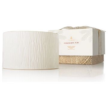 Thymes Frasier Fir Ceramic 3-Wick Candle 