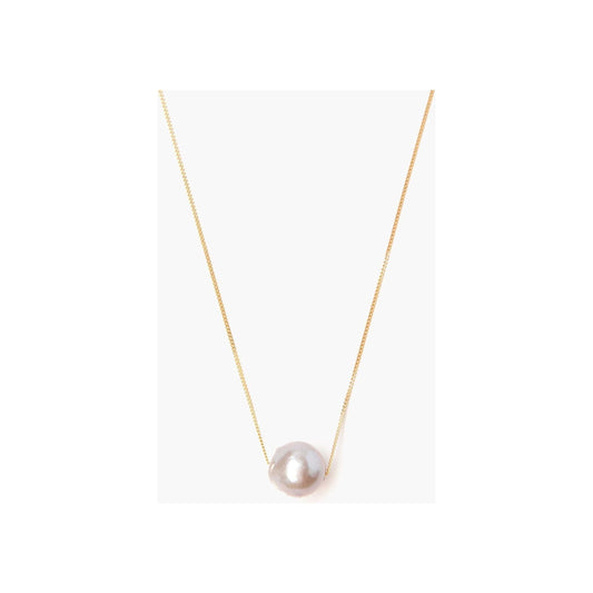Chan Luu Grey Pearl Long Floating Necklace NG-13511-GREY-PEARL