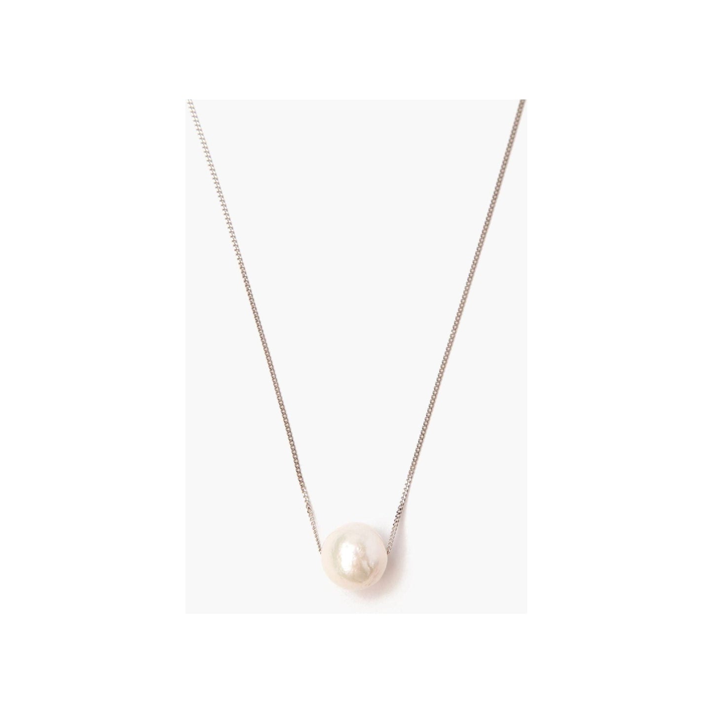 Chan Luu White Pearl Long Floating Necklace NS-13511-WHITE-PEARL
