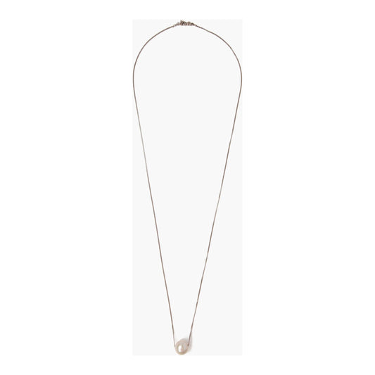 Chan Luu White Pearl Long Floating Necklace NS-13511-WHITE-PEARL