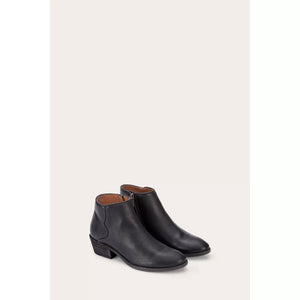 Frye Carson Piping Bootie in Black