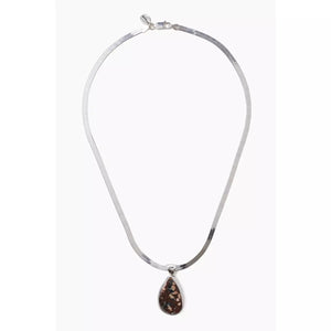 Chan Luu Jasper Totem Herringbone Necklace